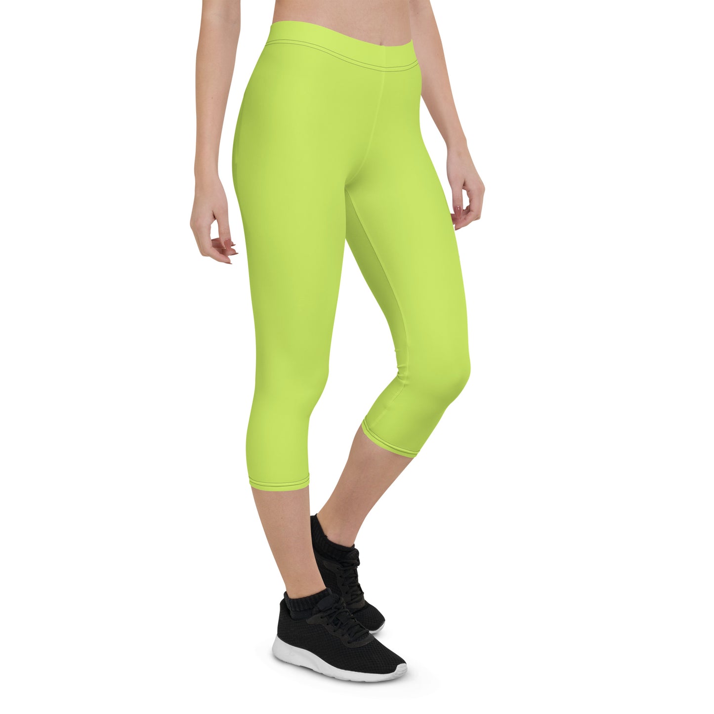 TOXIC Lime Capri Leggings