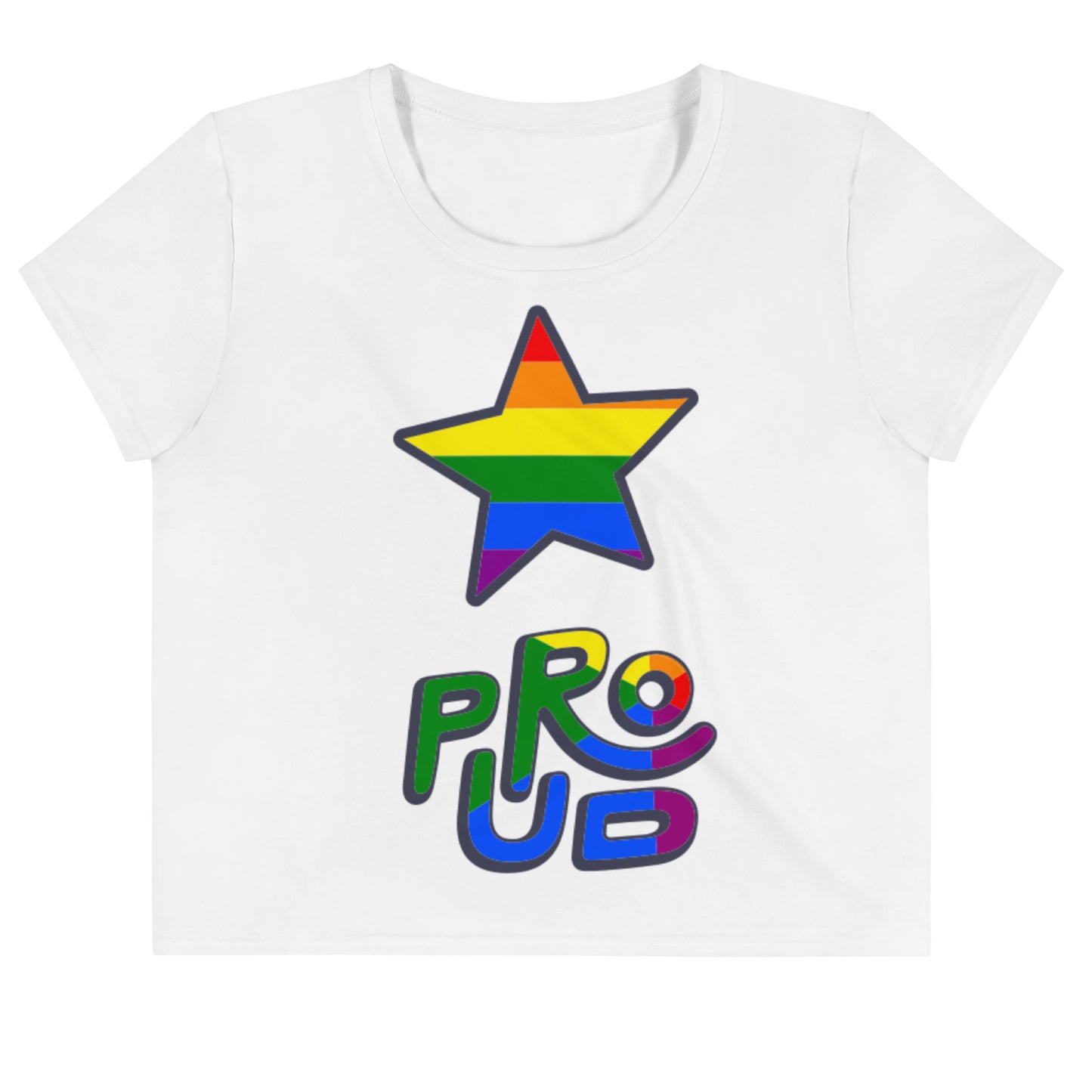 Be Yourself Crop Tee
