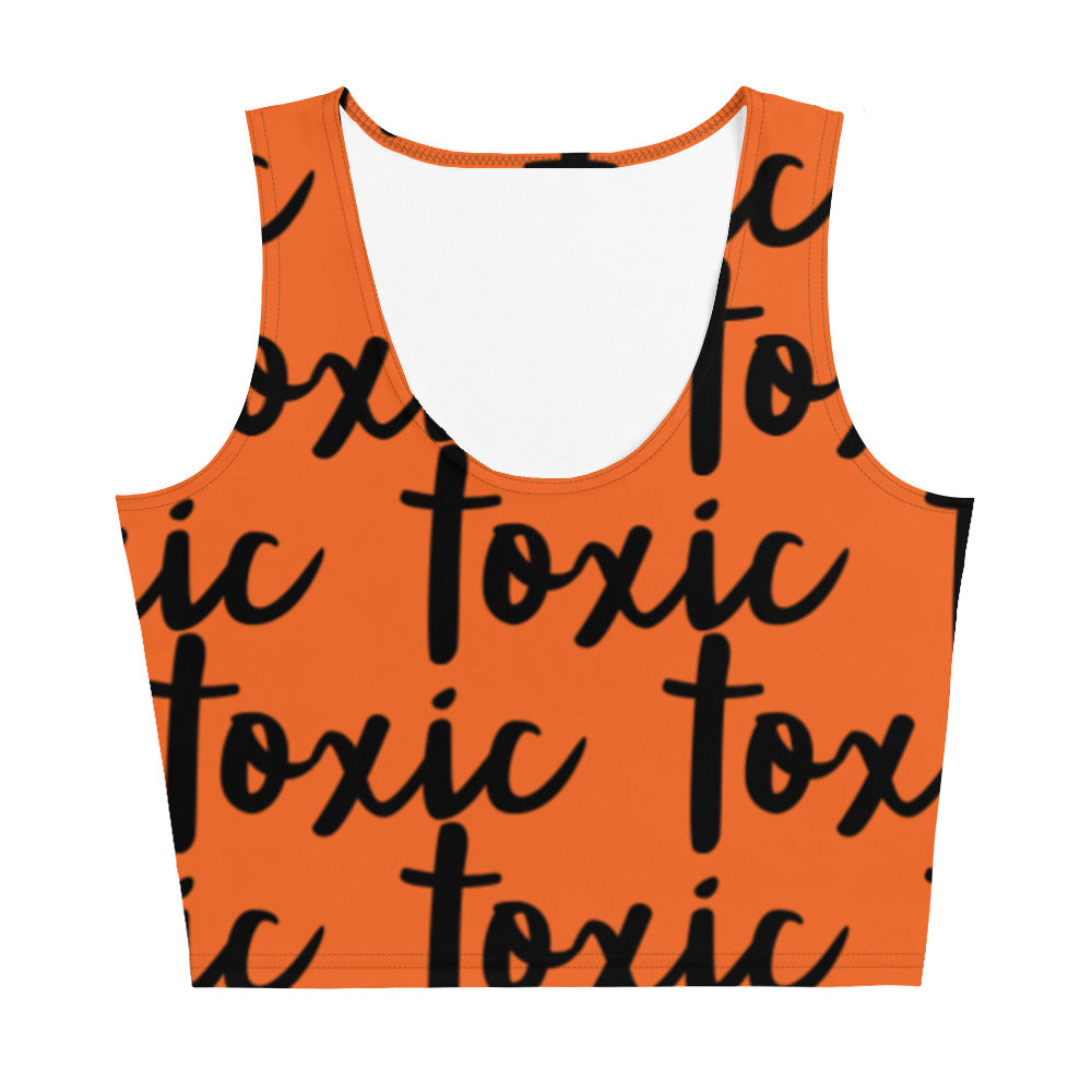 TOXIC Orange Crop Top