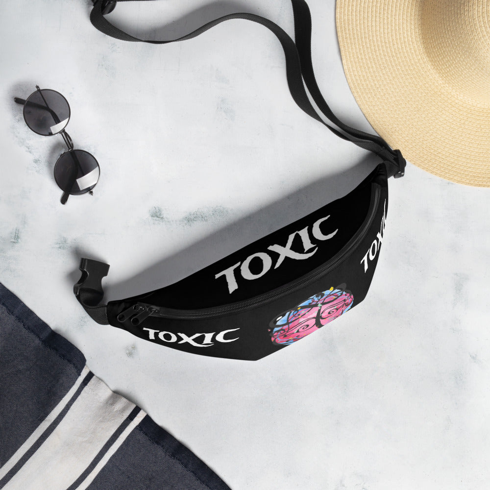 TOXIC Black Fanny Pack