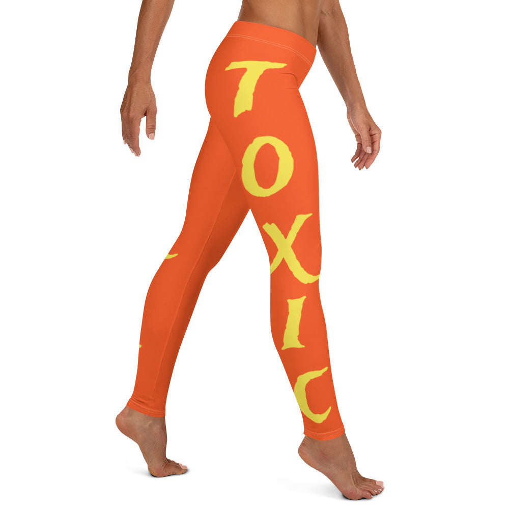 TOXIC Nelley Orange Leggings