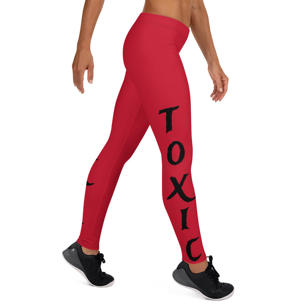 TOXIC Red Leggings