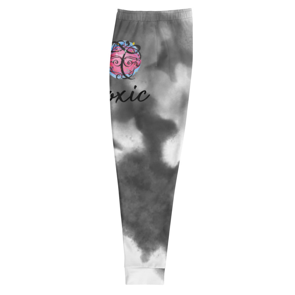 TOXIC Black Watercolor Men's Joggers
