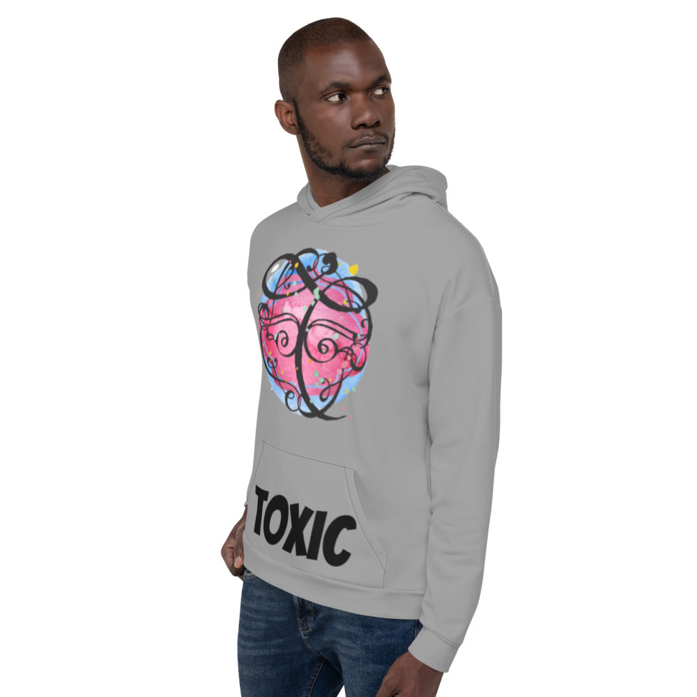 TOXIC Cool Grey Unisex Hoodie