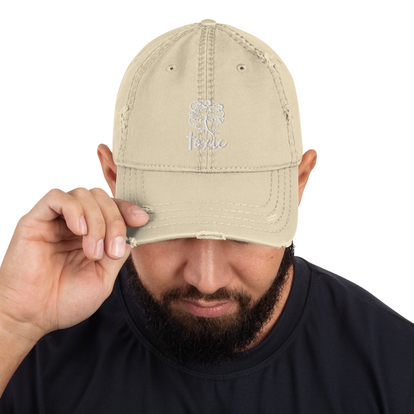 TOXIC Distressed Dad Hat