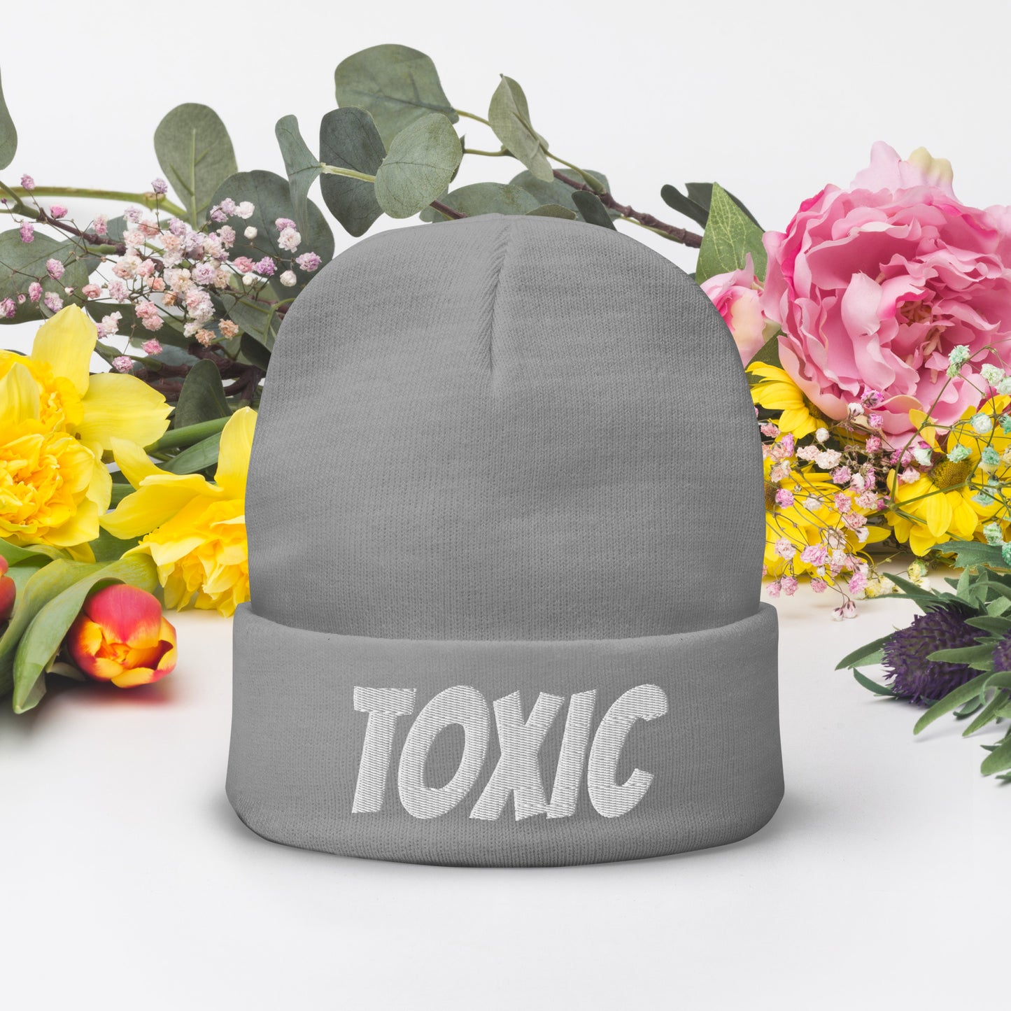 TOXIC Embroidered Beanie