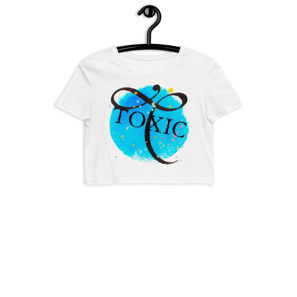 TOXIC Blue Crop Top