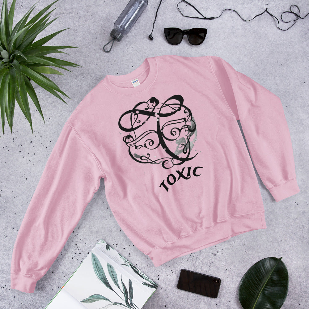 TOXIC Pullover Solid Unisex Sweatshirt