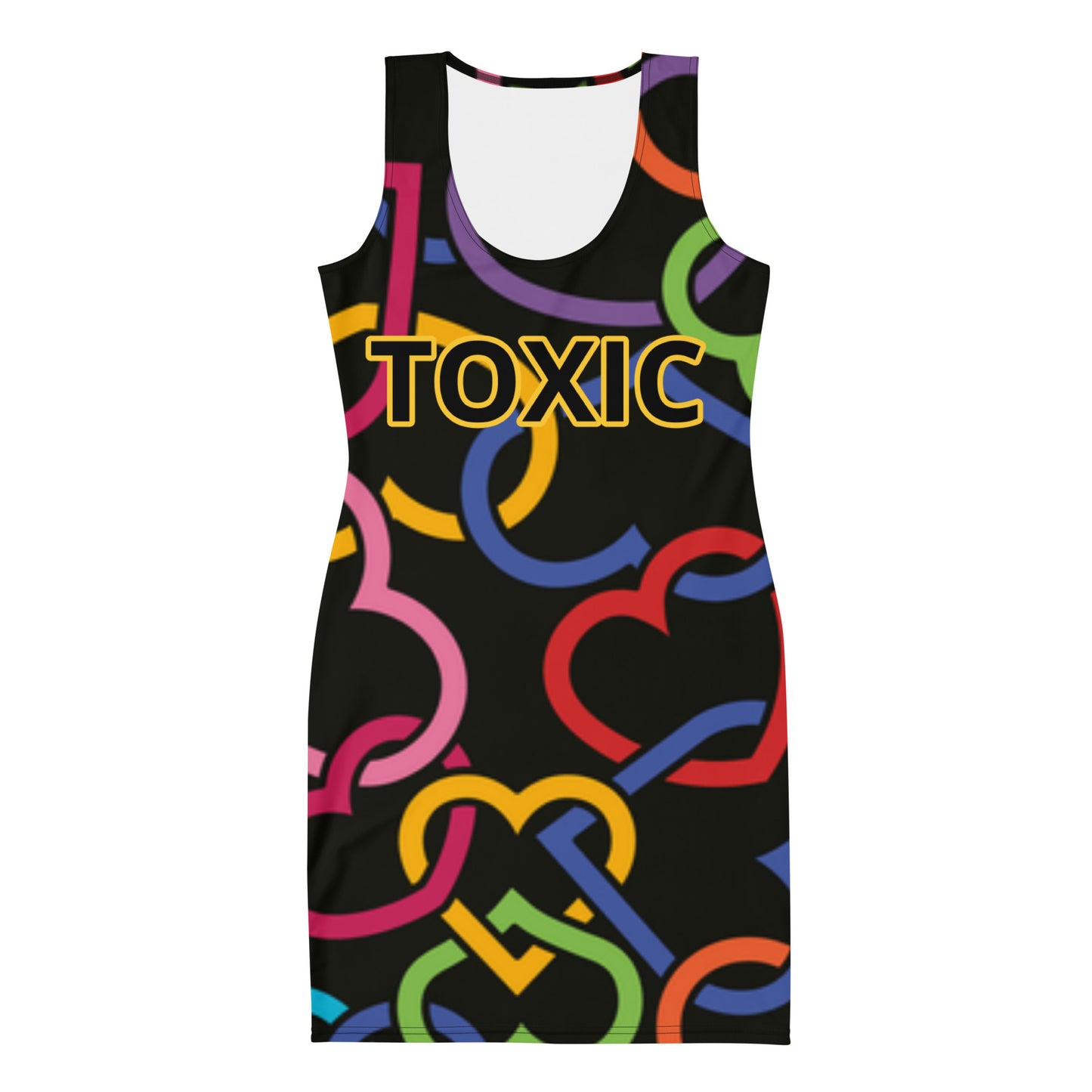 TOXIC LOVE Bodycon dress