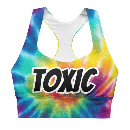 TOXIC TYE DYE Longline Sports Bra
