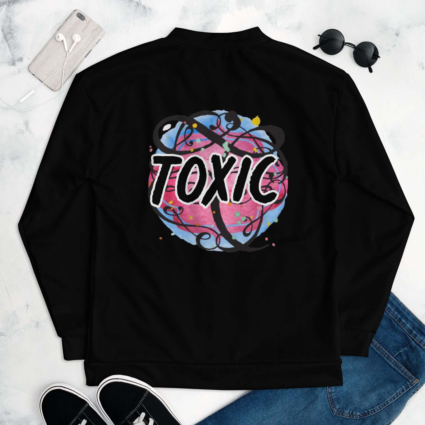 TOXIC 3-D Bomber Jacket