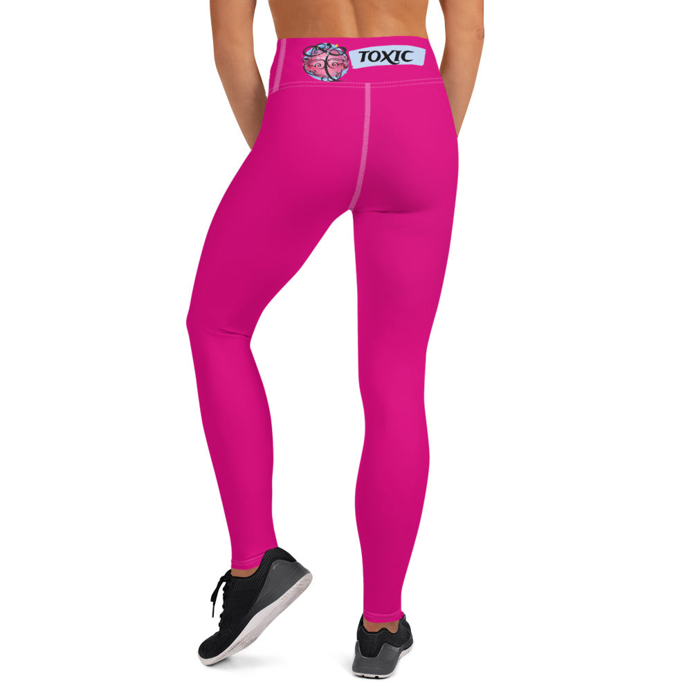 TOXIC Pink Yoga Leggings