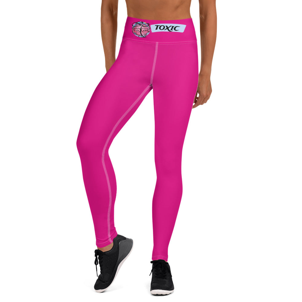 TOXIC Pink Yoga Leggings