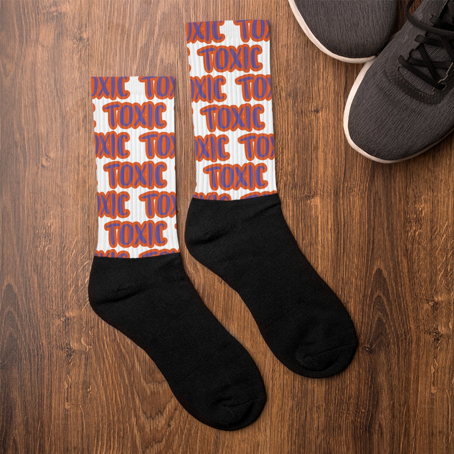 TOXIC Purple Socks