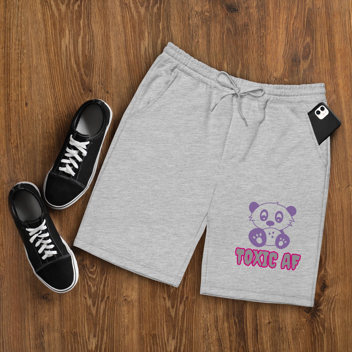 TOXIC AF fleece shorts