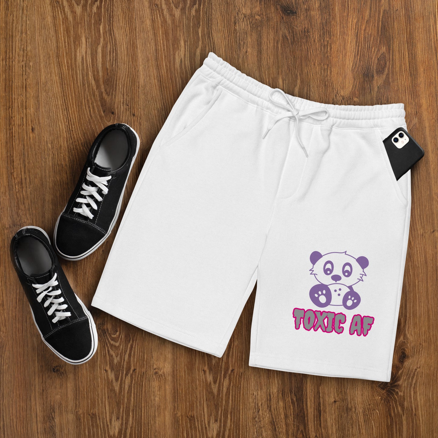 TOXIC AF fleece shorts