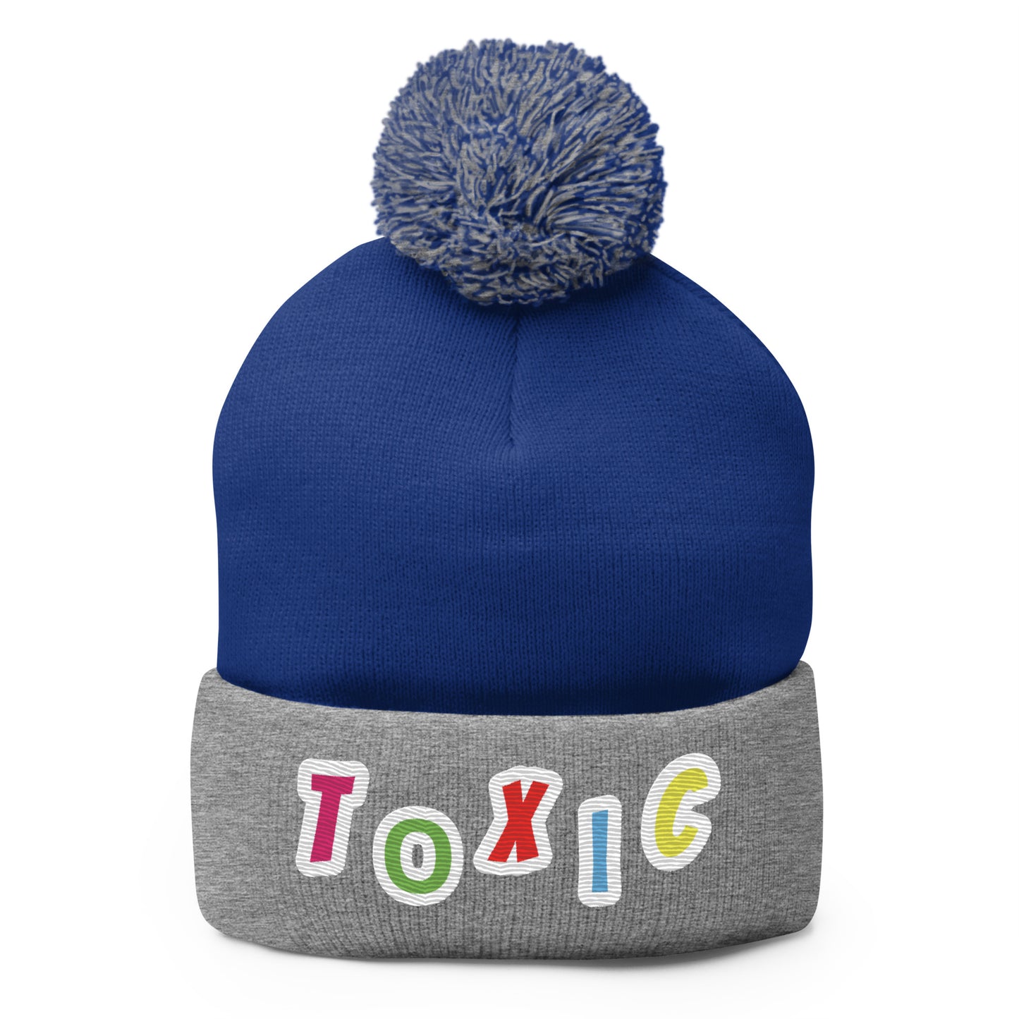 TOXIC WATER Pom-Pom Beanie