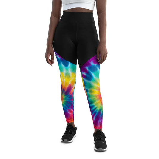 TOXIC TYE DYE Sports Leggings