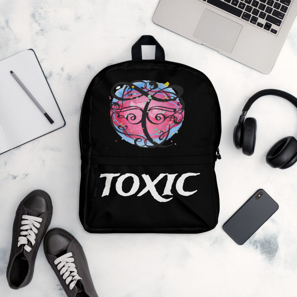 TOXIC Black Backpack