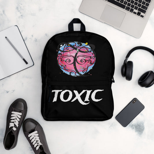 TOXIC Black Backpack