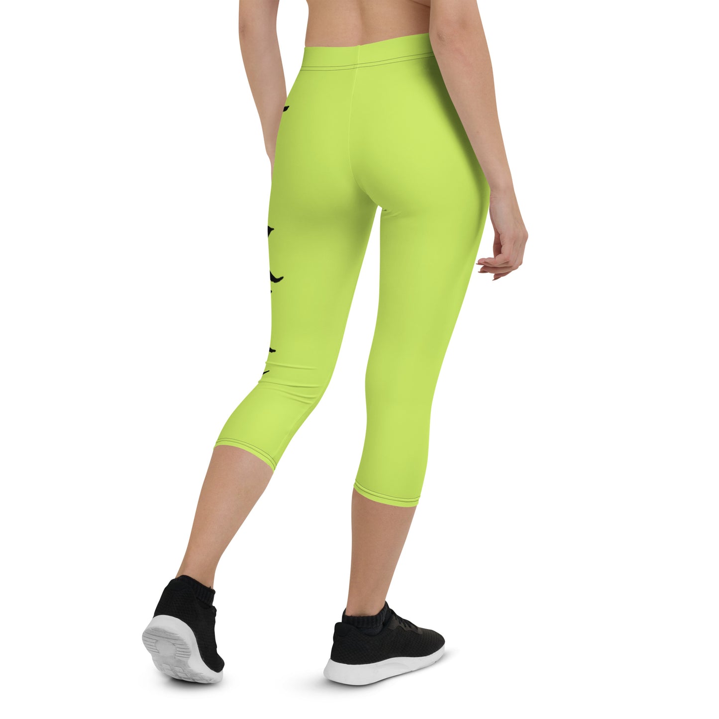 TOXIC Lime Capri Leggings