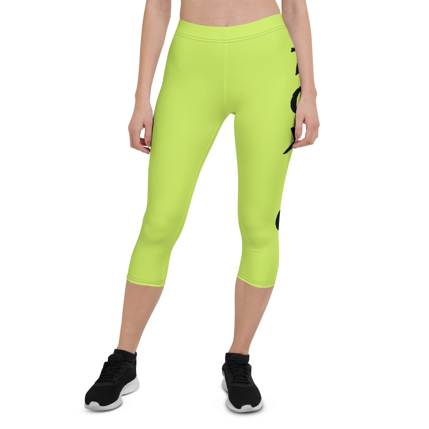 TOXIC Lime Capri Leggings