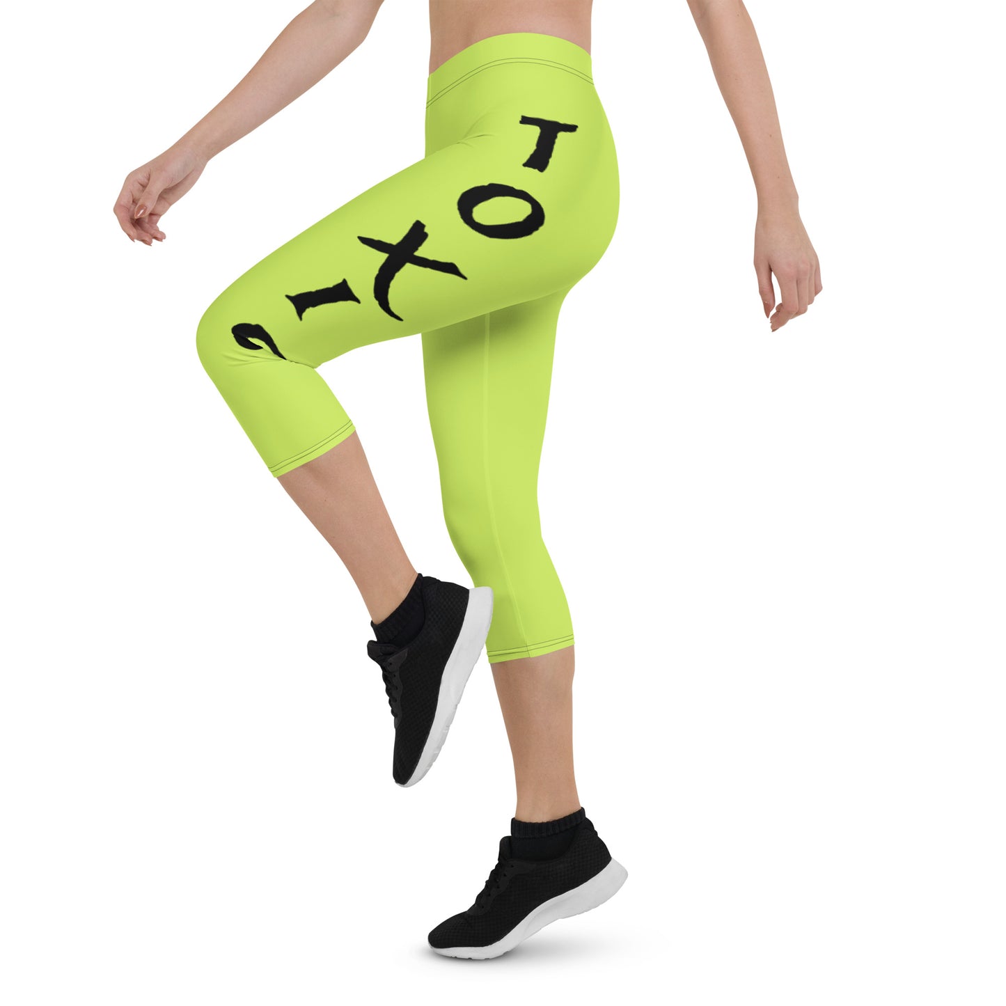 TOXIC Lime Capri Leggings
