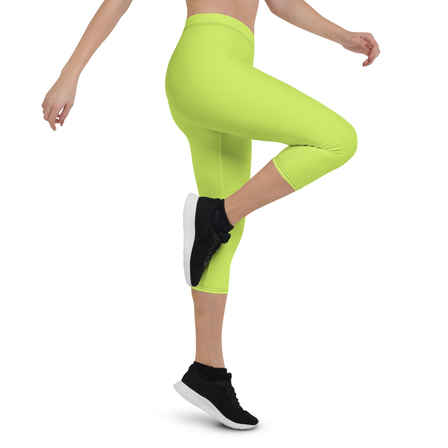 TOXIC Lime Capri Leggings