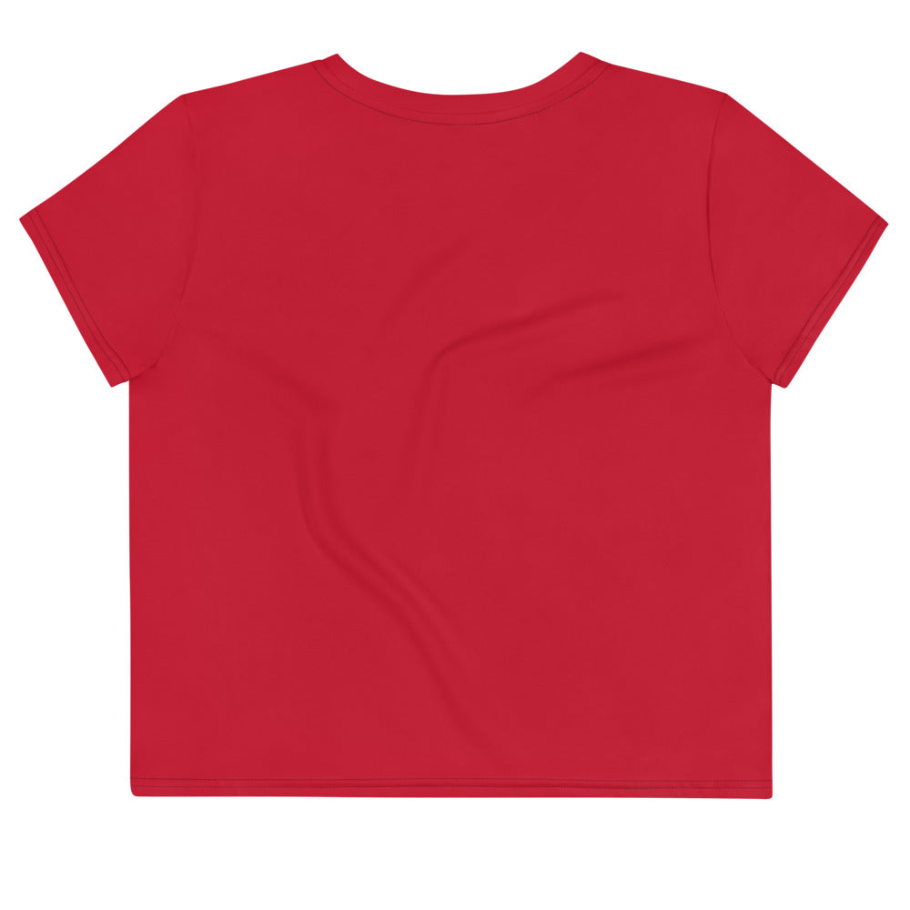 TOXIC Red Crop Tee