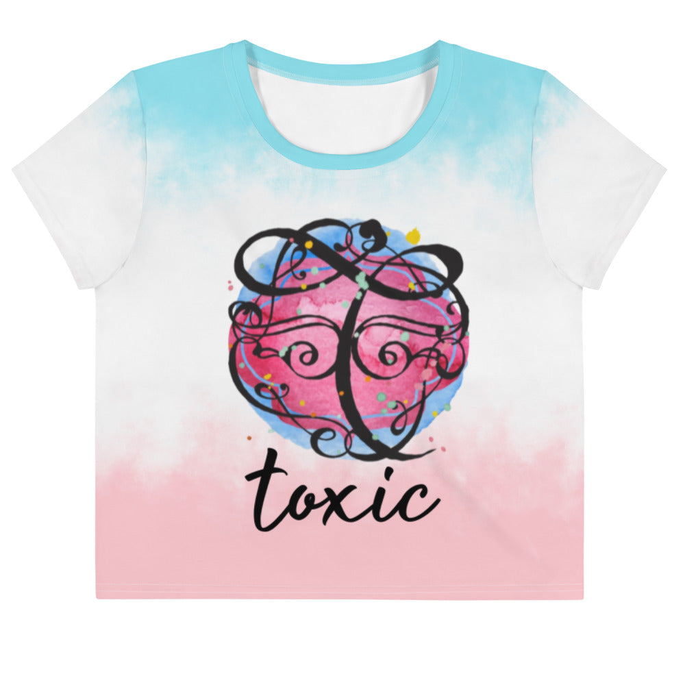 TOXIC Sherbert Crop Tee