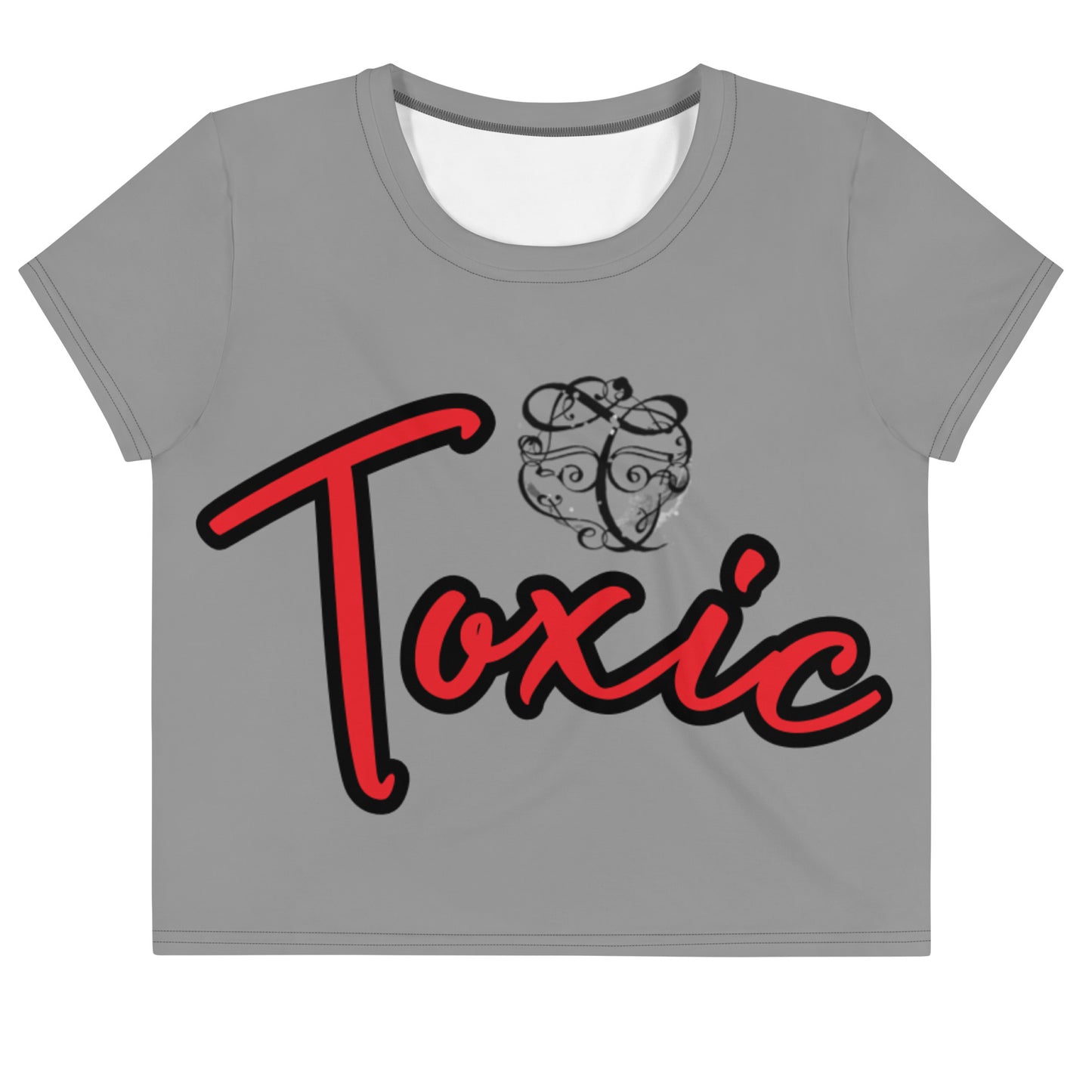 TOXIC All-Over Print Crop Tee