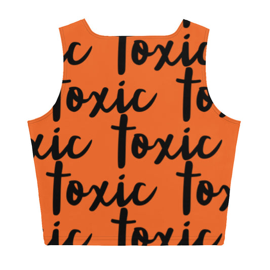 TOXIC Orange Crop Top