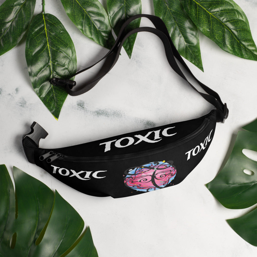 TOXIC Black Fanny Pack