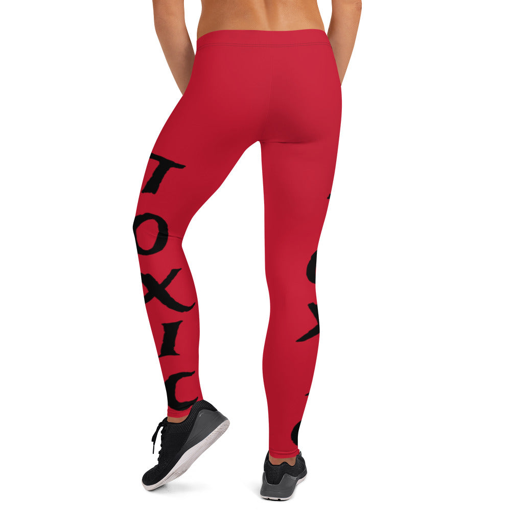 TOXIC Red Leggings