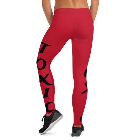 TOXIC Red Leggings