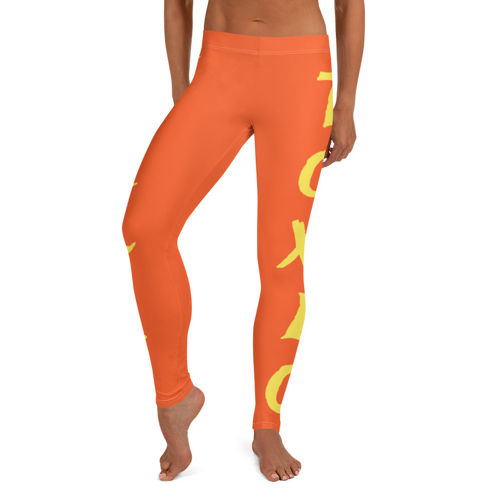 TOXIC Nelley Orange Leggings