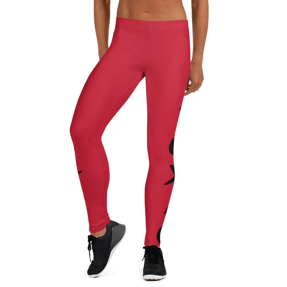 TOXIC Red Leggings