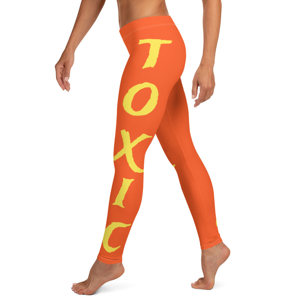 TOXIC Nelley Orange Leggings