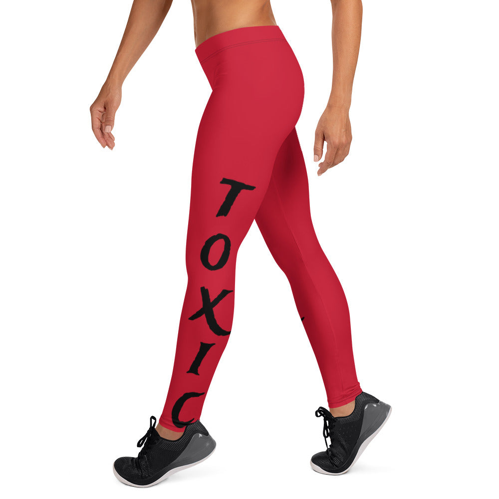 TOXIC Red Leggings