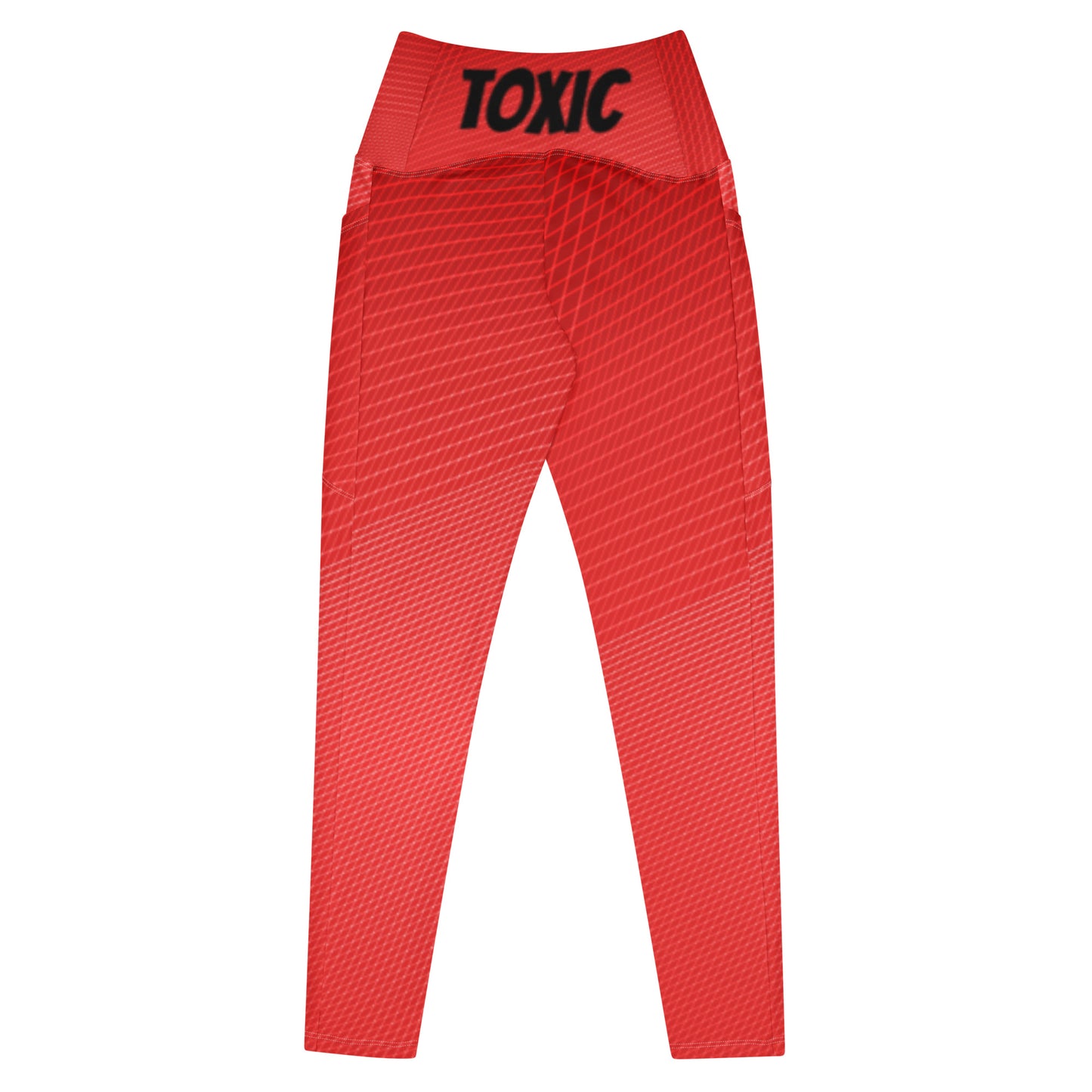 TOXIC Red Nelley Leggings with pockets