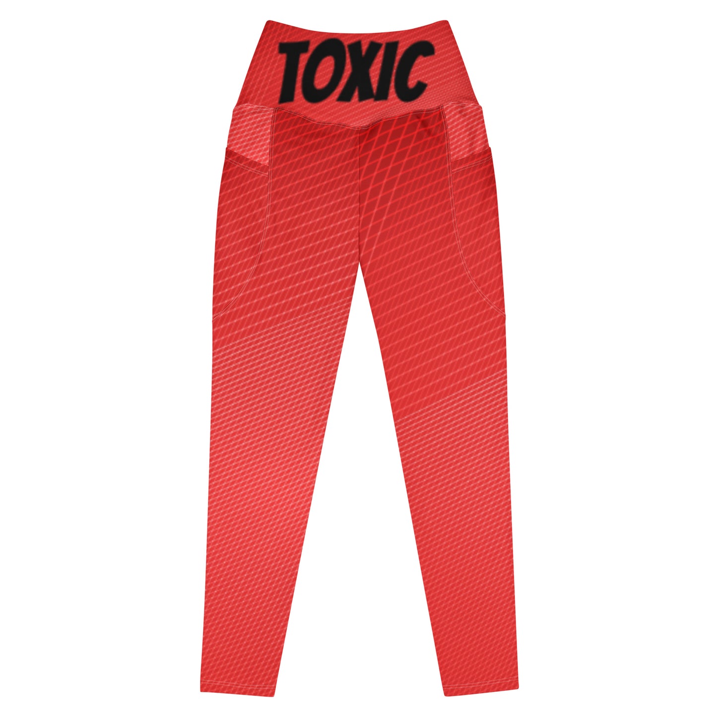 TOXIC Red Nelley Leggings with pockets