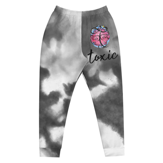 TOXIC Black Watercolor Men's Joggers