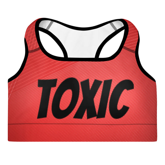 TOXIC RED Nelley Padded Sports Bra