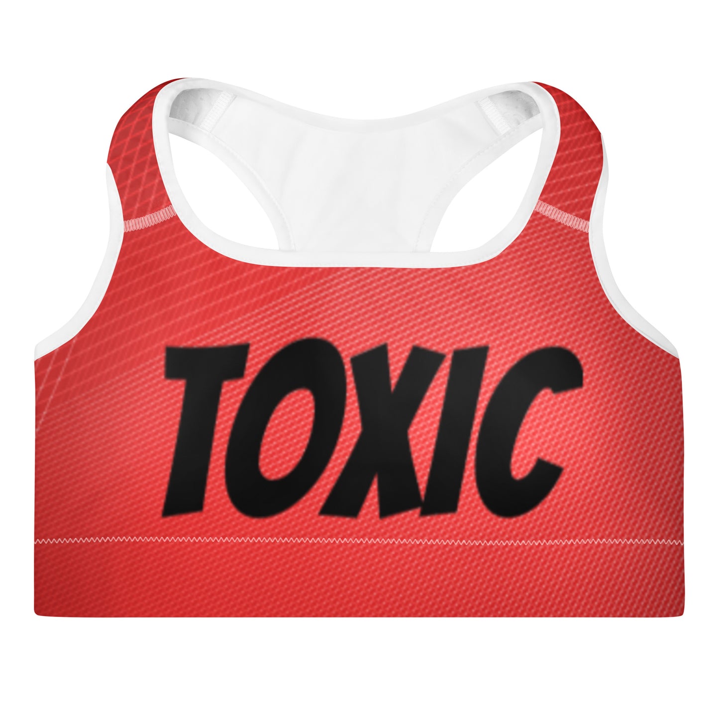 TOXIC RED Nelley Padded Sports Bra