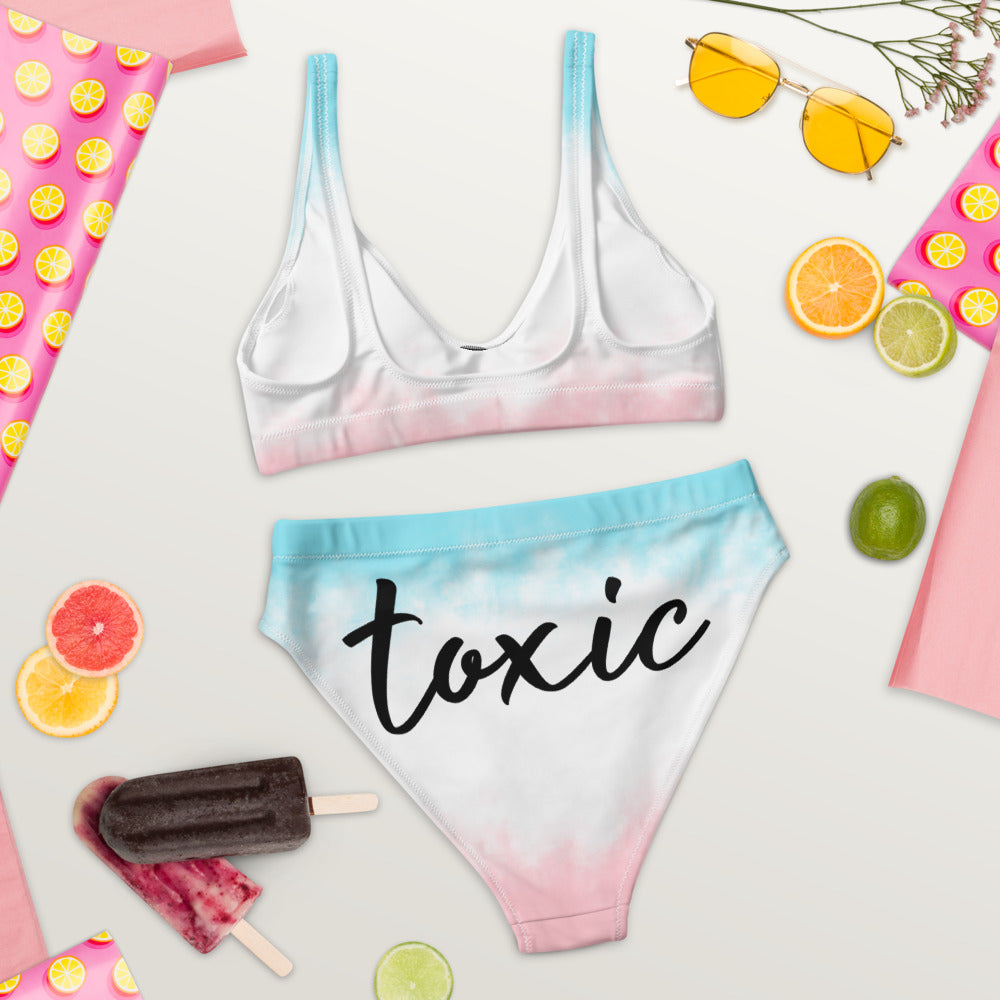 TOXIC Sherbert high-waisted bikini