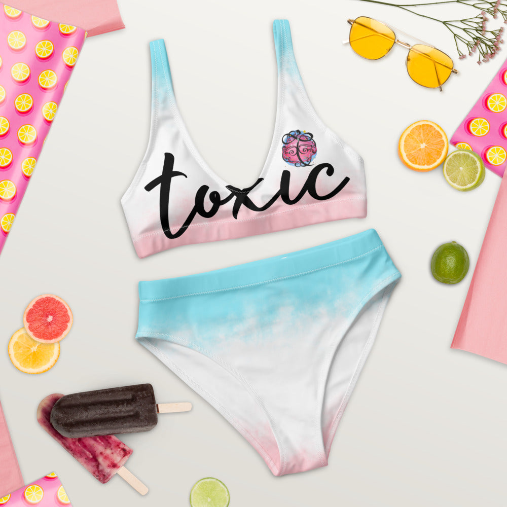 TOXIC Sherbert high-waisted bikini