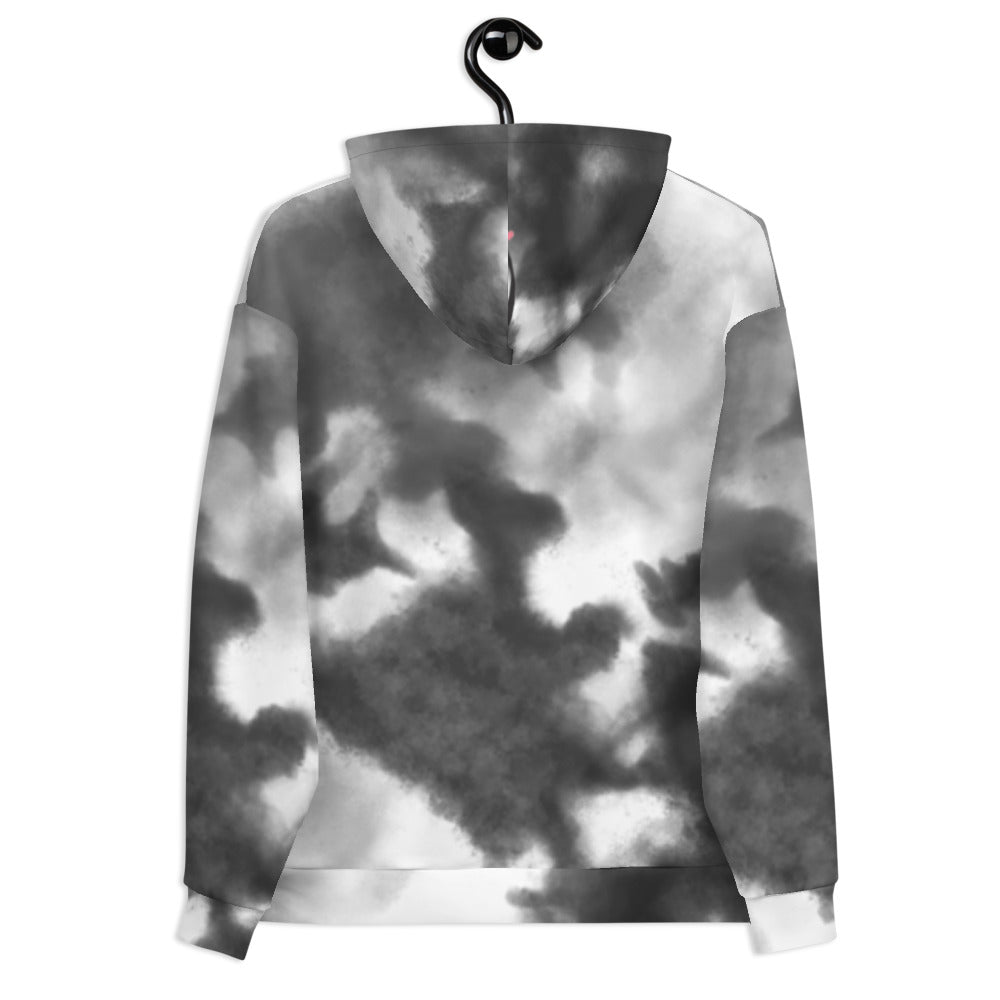 TOXIC Black Watercolor Unisex Hoodie