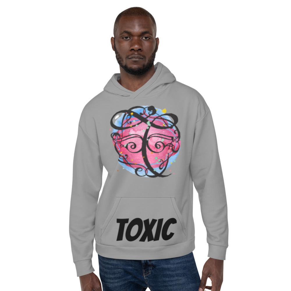 TOXIC Cool Grey Unisex Hoodie