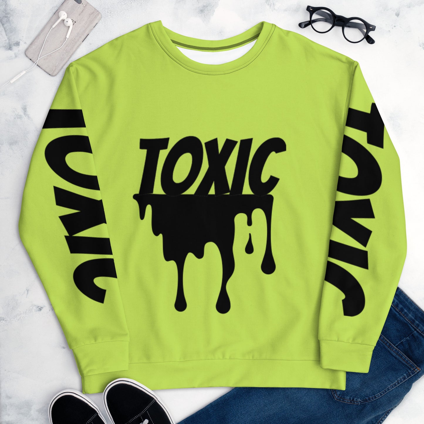 TOXIC Lime Unisex Sweatshirt