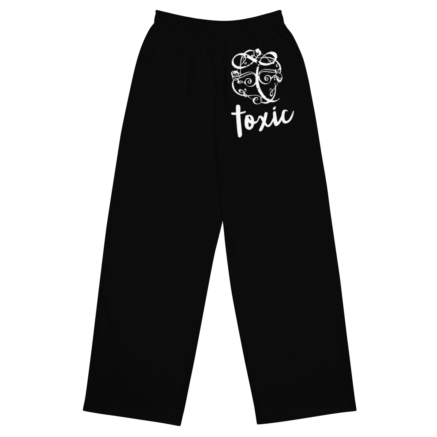 All-over print unisex wide-leg pants